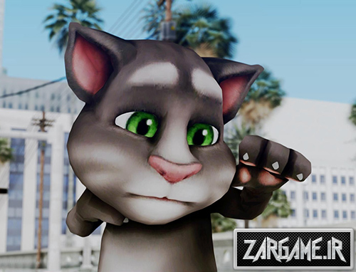 دانلود اسکین تام گربه ی سخنگو برای بازی (GTA 5 (San Andreas
