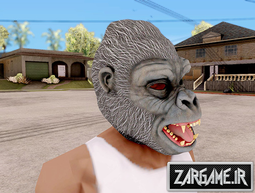 دانلود ماسک گوریل برای CJ در بازی (GTA 5 (San Andreas