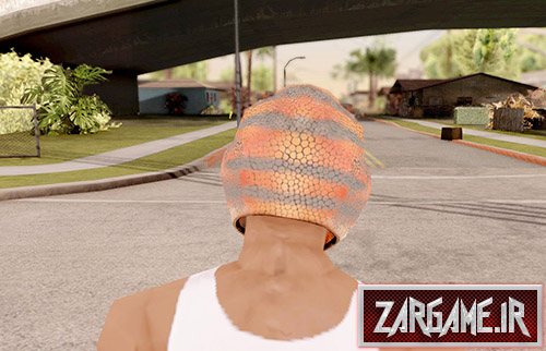 دانلود ماسک دایناسور برای CJ در بازی (GTA 5 (San Andreas
