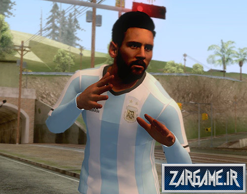 دانلود اسکین لیونل مسی برای بازی (GTA 5 (San Andreas