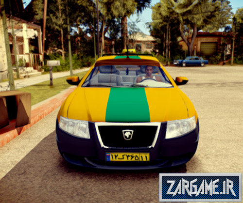 دانلود ماشین سمند سورن تاکسی برای بازی (GTA 5 (San Andreas
