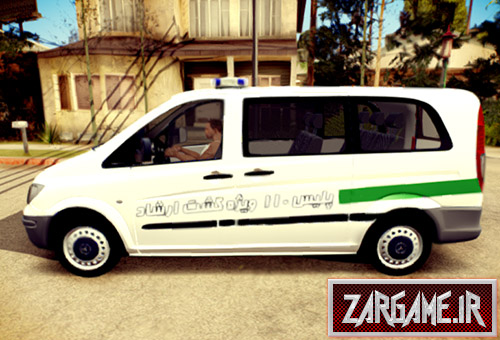 دانلود ماشین پلیس ون مرسدس بنز ایرانی برای بازی (GTA 5 (San Andreas