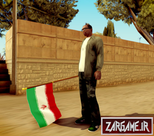 دانلود پرچم ایران برای بازی (GTA 5 (San Andreas