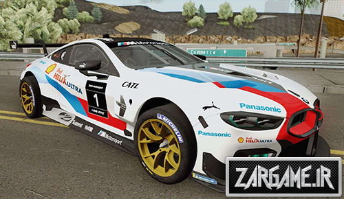 دانلود ماشین BMW M8 GTE 2018 مسابقه ای برای بازی (GTA 5 (San Andreas
