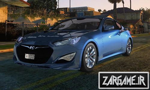 دانلود ماشین هیوندای جنسیس کوپه پلاک اروند برای بازی (GTA 5 (San Andreas