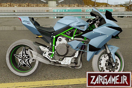 دانلود موتور Kawasaki Ninja H2R 2019 برای بازی (GTA 5 (San Andreas
