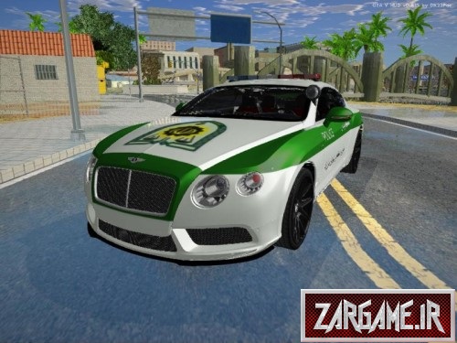 دانلود ماشین پلیس Bentley Continental ناجا و راهنمایی رانندگی برای (GTA5 (San Andreas