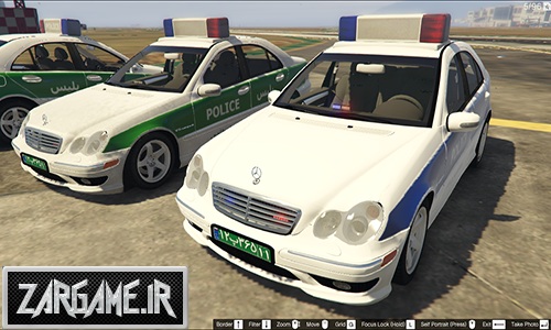 دانلود ماشین پلیس ایرانی مرسدس بنز C32 AMG برای بازی GTA V