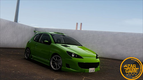 دانلود ماشین پژو 206 GTI برای بازی (GTA 5 (San Andreas