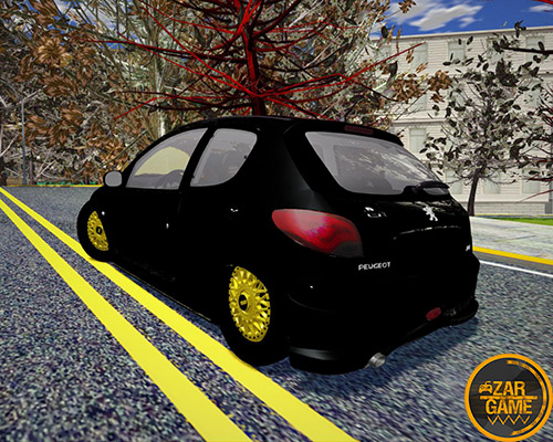 دانلود ماشین پژو 206 کفخواب برای بازی (GTA 5 (San Andreas