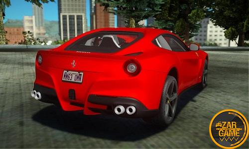 دانلود ماشین Ferrari F12 Berlinetta 2013 برای بازی (GTA 5 (San Andreas