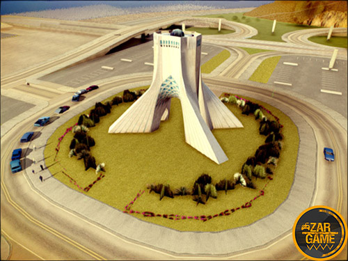 دانلود برج آزادی تهران برای بازی (GTA 5 (San Andreas