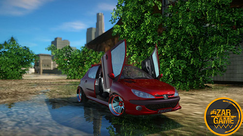 دانلود خودرو پژو 206 تیونینگ برای بازی (GTA 5 (San Andreas