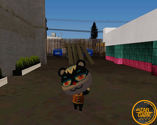 دانلود اسکین Tasha از بازی Animal Crossing برای بازی (GTA 5 (San Andreas