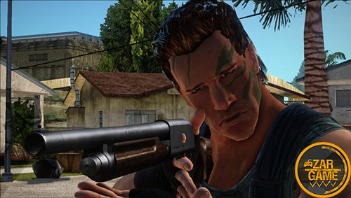 دانلود اسکین آرنولد شوارتزنگر در فیلم غارتگر برای بازی (GTA 5 (San Andreas