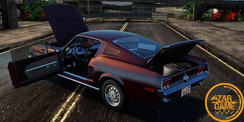 دانلود ماشین کلاسیک Ford Mustang GT Fastback 390 1968 برای بازی (GTA 5 (San Andreas