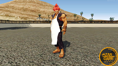 دانلود اسکین Akuma Gouki از بازی TEKKEN 7 برای بازی (GTA 5 (San Andreas