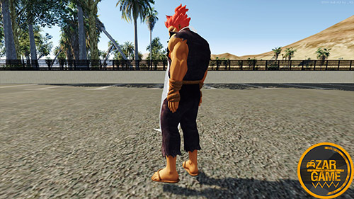دانلود اسکین Akuma Gouki از بازی TEKKEN 7 برای بازی (GTA 5 (San Andreas