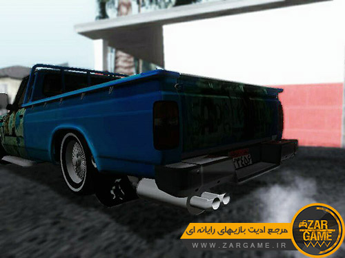 دانلود ماشین نیسان آبی کهنه برای بازی (GTA 5 (San Andreas