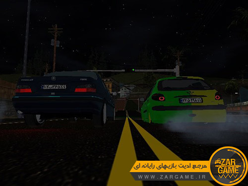 دانلود ماشین پژو 206 دو رنگ برای بازی (GTA 5 (San Andreas
