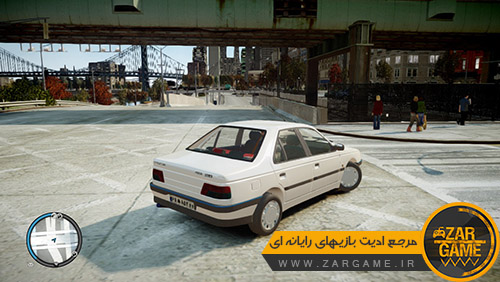 دانلود ماشین پژو 405 GLX [+ نسخه تاکسی] برای بازی GTA IV