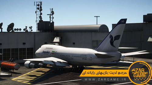 دانلود خودروی دانلود هواپیمای مسافربری Boeing 747SP برای بازی GTA V