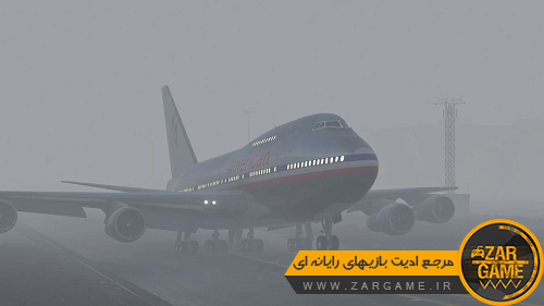 دانلود خودروی دانلود هواپیمای مسافربری Boeing 747SP برای بازی GTA V
