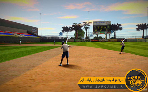 دانلود مد تمرین در زمین بیسبال برای بازی GTA San Andreas