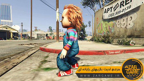 دانلود اسکین کاراکتر Chucky | عروسک قاتل برای بازی GTA V