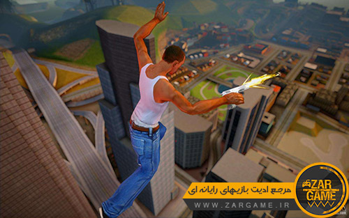 دانلود مد شلیک هنگام سقوط برای بازی GTA San Andreas