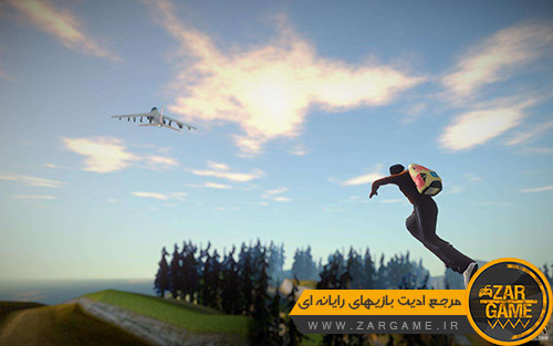 دانلود مود پرش از هواپیما با چتر نجات برای بازی (GTA 5 (San Andreas