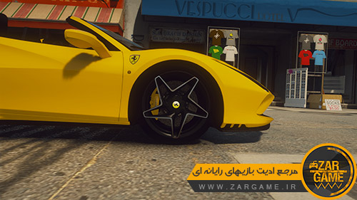 دانلود خودروی 2021 Ferrari F8 Spider برای بازی GTA V