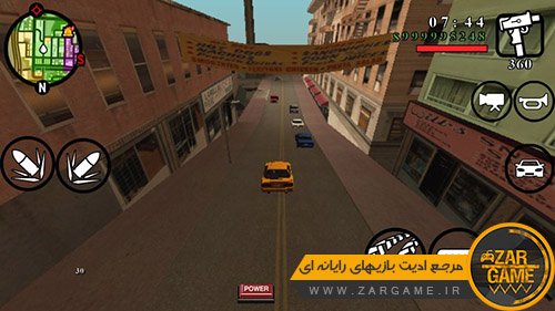 دانلود مود رانندگی آسان برای بازی GTA SA اندروید